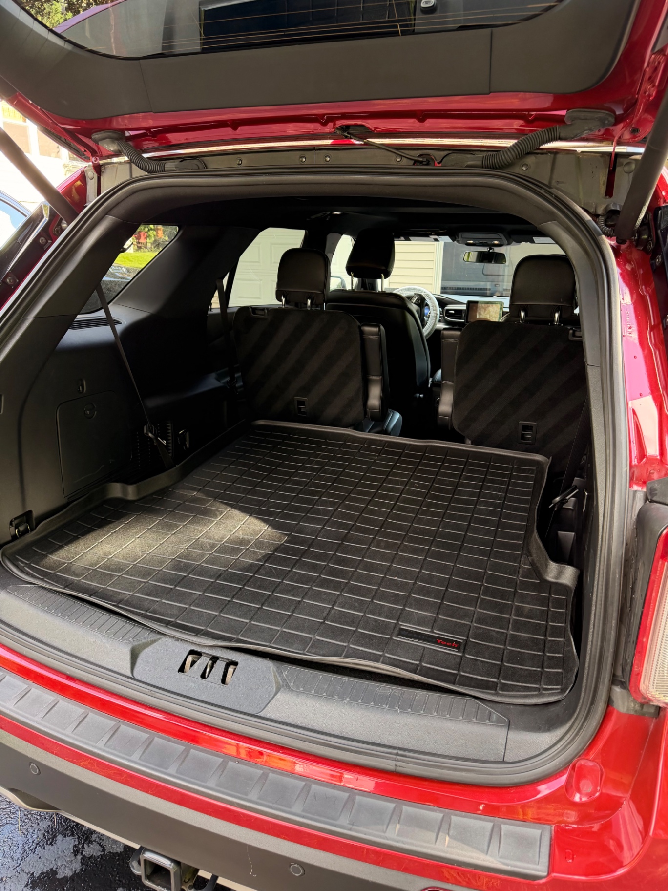 Ford Explorer cargo area after interior detail