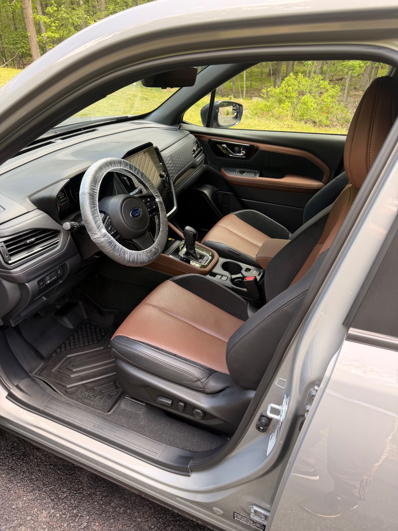 Subaru Forester two-tone interior after full detail