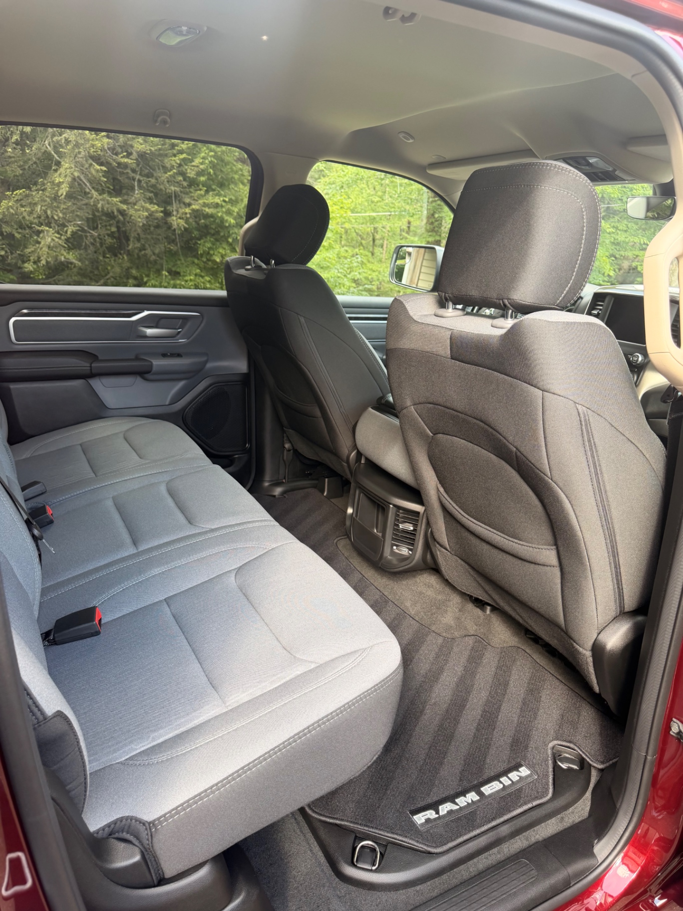 Ram 1500 rear cabin after interior detail