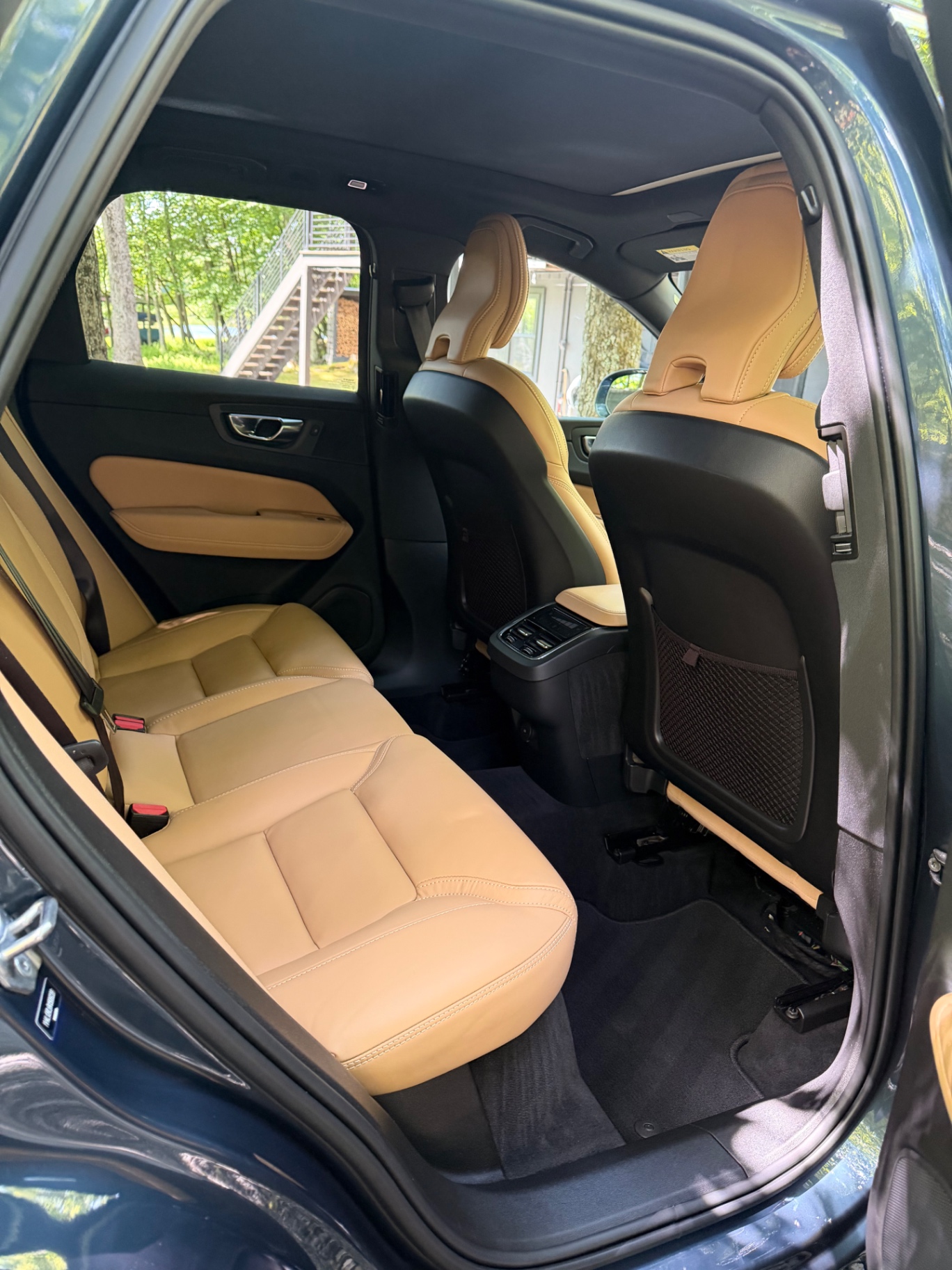Volvo XC60 rear seats after interior detail